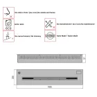 Electronical bioethanol burner 3,6 Kw Aron 100 Viadurini