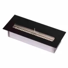 Linear Manual Burner in Stainless Steel for Bioethanol Fireplace - Brandon Viadurini
