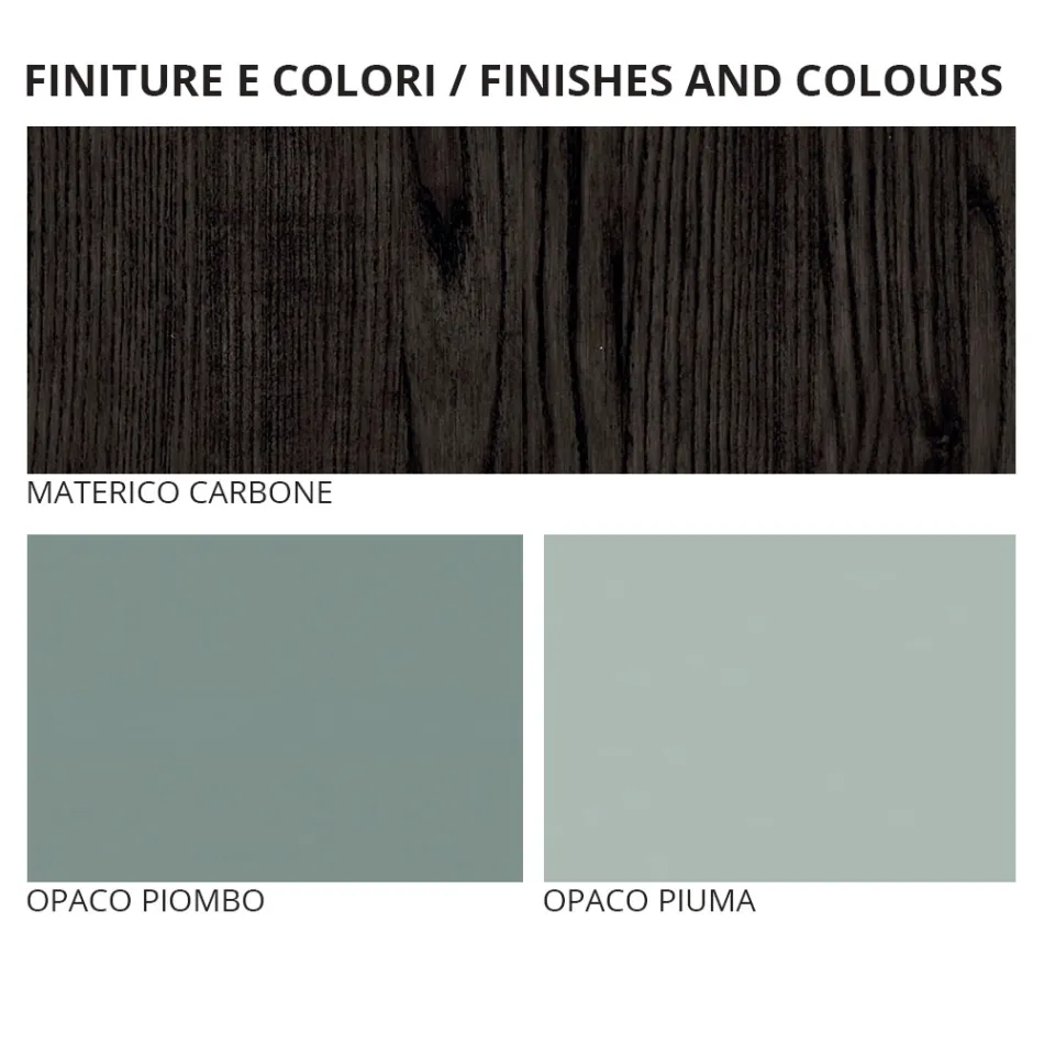 7-Element Bedroom Furniture Made in Italy - Ruby Viadurini