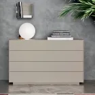 Complete Bedroom with 4 High Quality Made in Italy Elements - Odema Viadurini