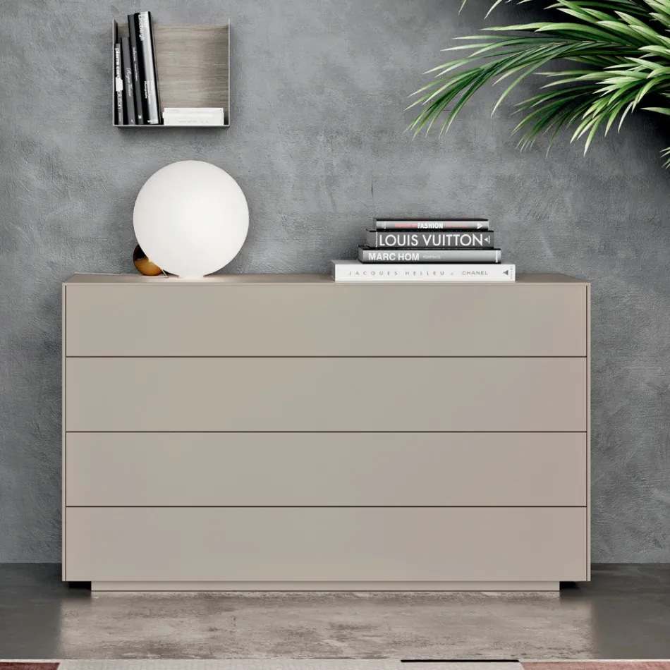 Complete Bedroom with 4 High Quality Made in Italy Elements - Odema Viadurini