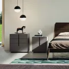 Complete Bedroom with 5 Elements in Modern Style Made in Italy - Savanna Viadurini