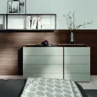 Double Bedroom with 5 Luxury Made in Italy Elements - Emerald Viadurini