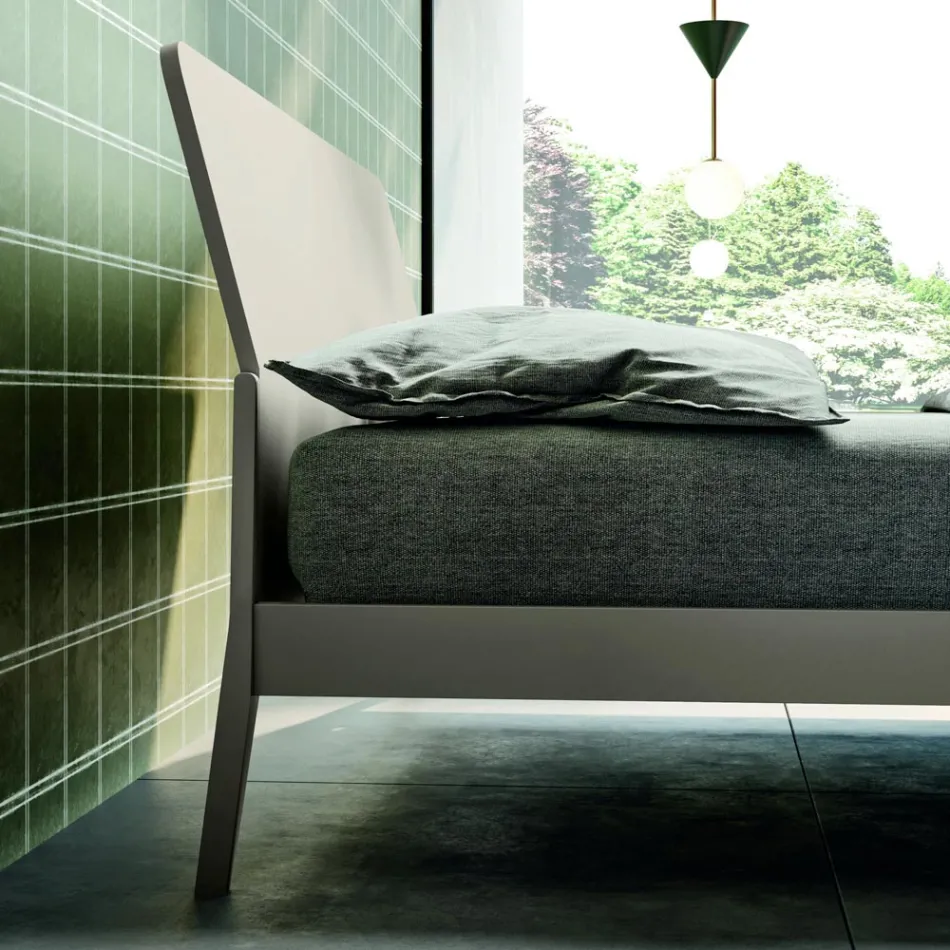 Modern 5-Element Bedroom in a Modern Style Made in Italy - Melodia Viadurini