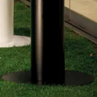 Bioethanol fireplace Outdoor Dean painted steel floor Viadurini