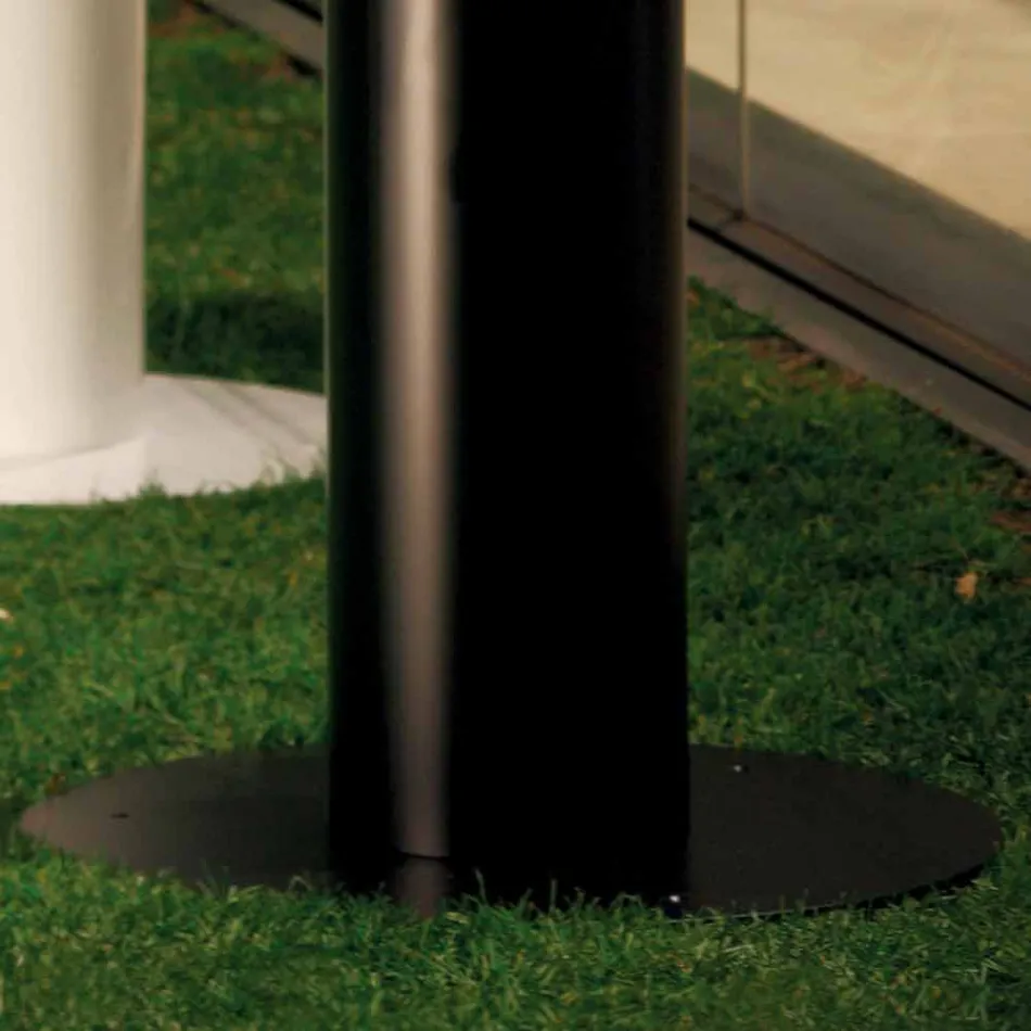 Bioethanol fireplace Outdoor Dean painted steel floor Viadurini