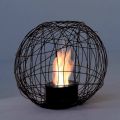Tabletop / freestanding bioethanol fireplace made of steel Henry