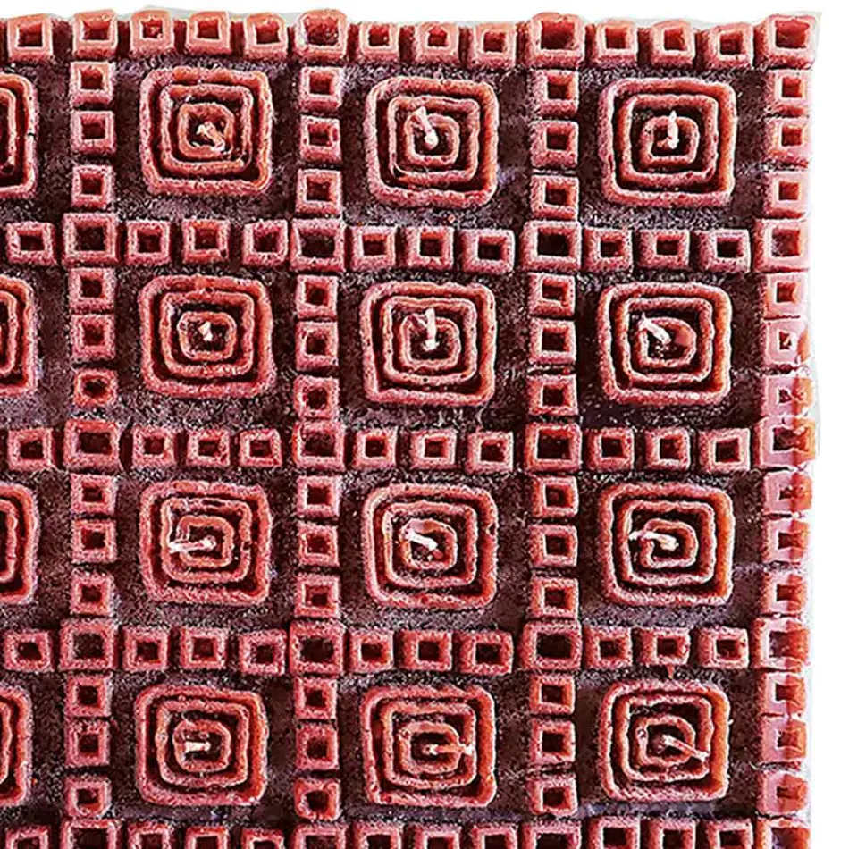 Scented Brown Wax Candle with 25 Wicks Made in Italy - Piura Viadurini