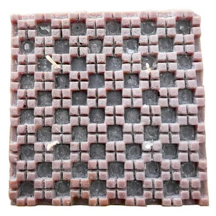 Cinnamon Scented Wax Candle with 4 Wicks Made in Italy - Yuma Viadurini