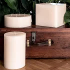 Handcrafted Modern Wax Square Candle Made in Italy - Mondeo Viadurini