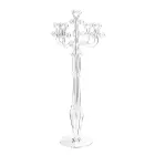 Transparent Plexiglass Candelabra with 3 Flames Made in Italy - Paolino Viadurini