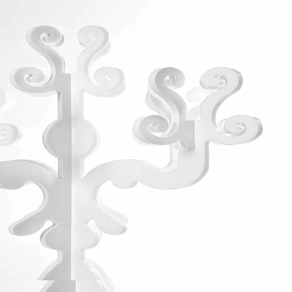 Tall design renaissance candelabra, 5 arms in Aragon plexiglass Viadurini