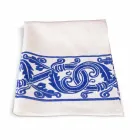 Linen Canvas of Italian Craftsmanship with Hand Printed Design - Trademarks Viadurini