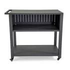 Outdoor Trolley in Painted Aluminum with Different Finishes - Hotel Viadurini