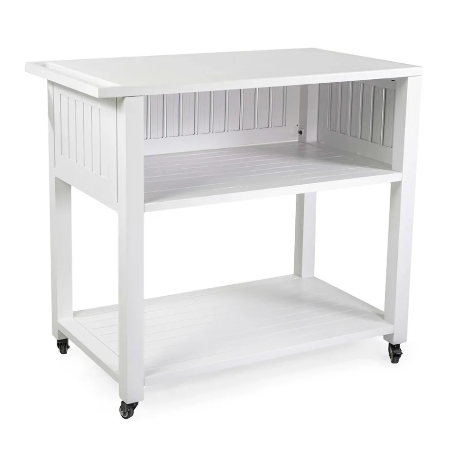 Outdoor Trolley in Painted Aluminum with Different Finishes - Hotel Viadurini