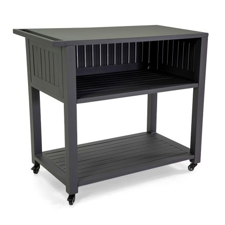 Outdoor Trolley in Painted Aluminum with Different Finishes - Hotel Viadurini