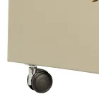 Metal wood trolley with 4 wheels Made in Italy - Coccinella Viadurini