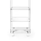 Plexiglass Kitchen Storage Trolley Made in Italy - Ercolano Viadurini