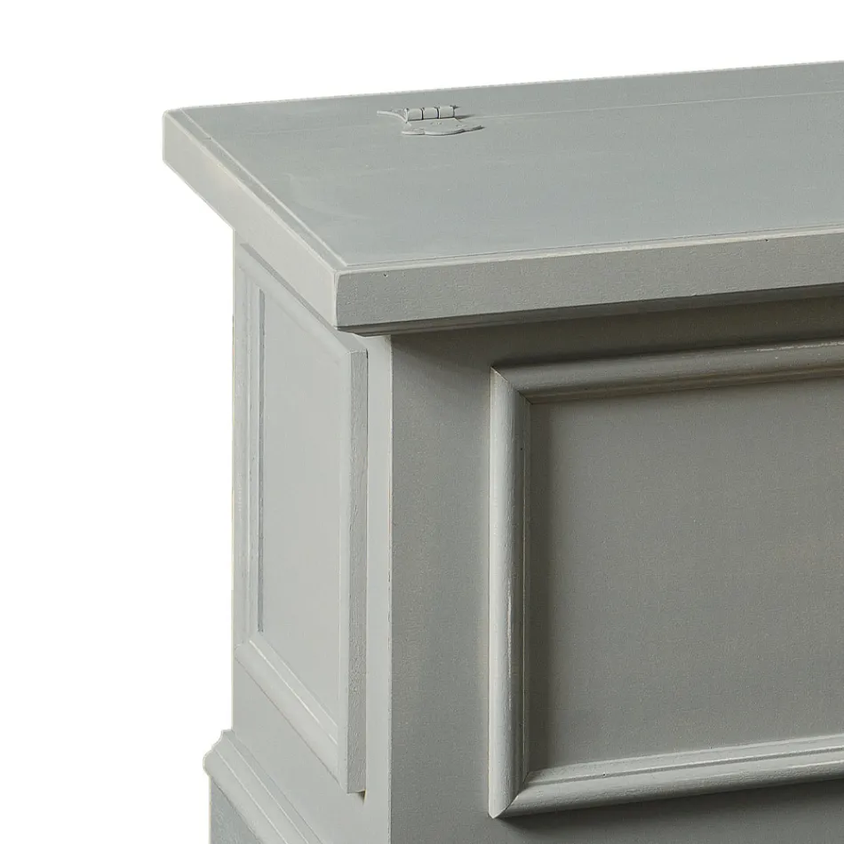 Chest with Solid Poplar Structure Made in Italy - Dievis Viadurini