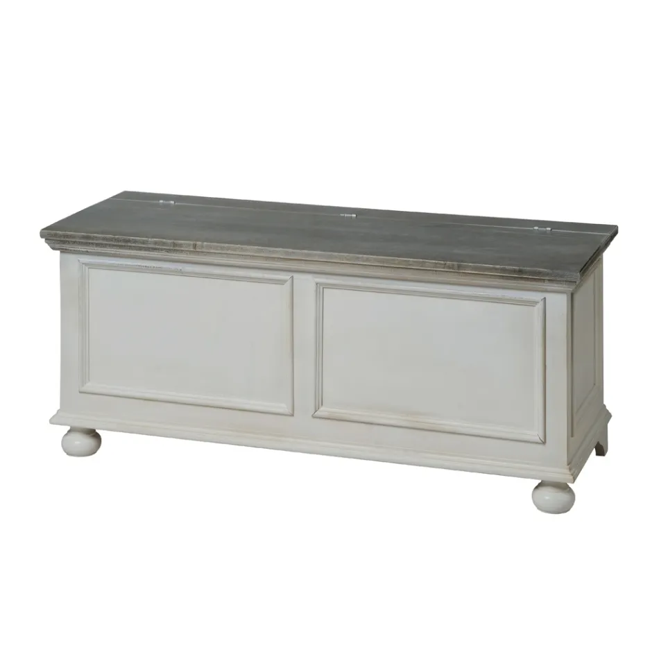 Chest with Solid Poplar Structure Made in Italy - Dievis Viadurini