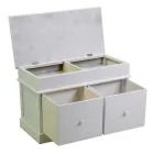 Indoor Chest Made of Wood with 2 Drawers - Meduse Viadurini