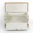 Chest Handmade in Solid Wood with Gold Profiles Made in Italy - Caio Viadurini