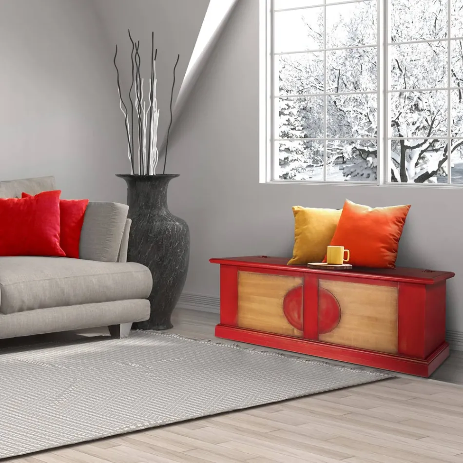 Chest in Veneered Wood with Different Finishes Made in Italy - Krishna Viadurini