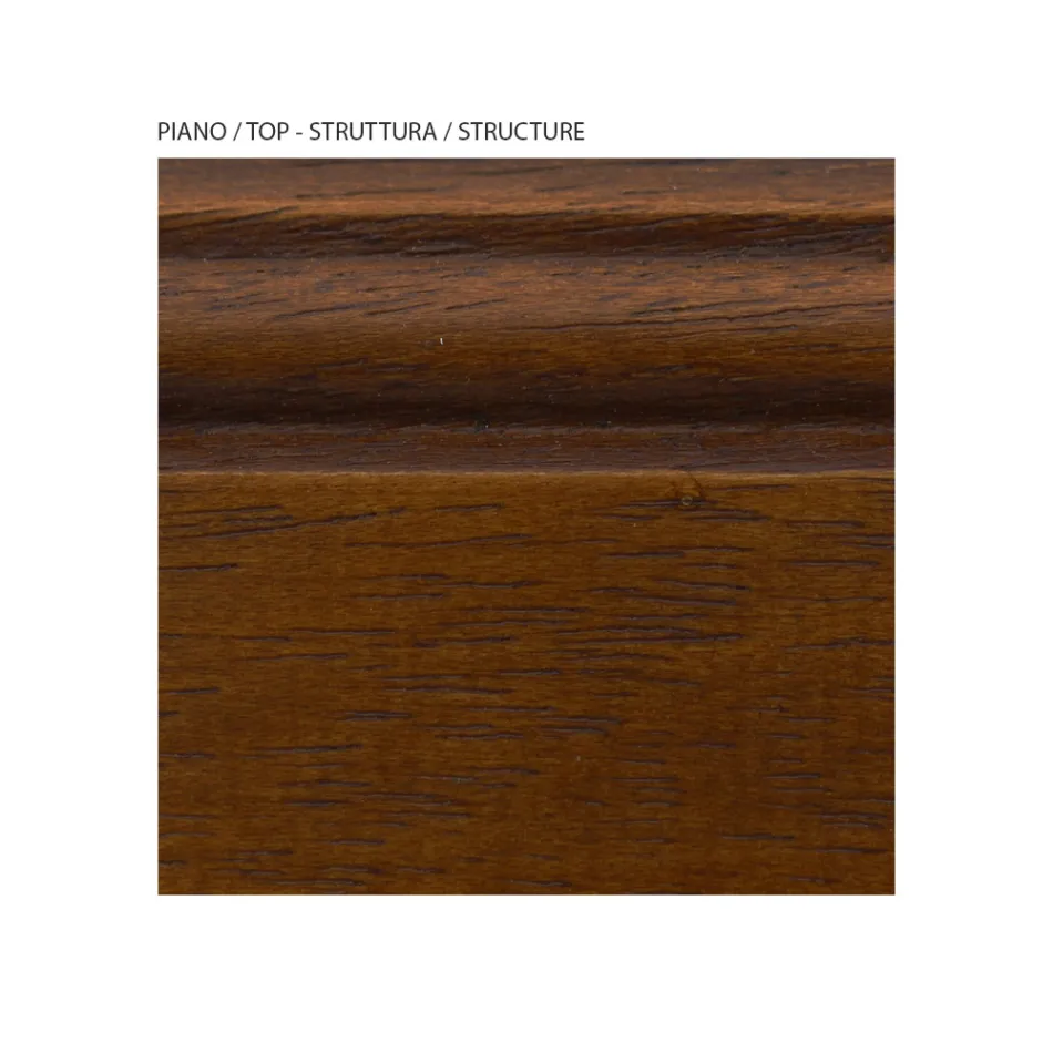 Chest in Veneered Wood and Different Finishes Made in Italy - Hermod Viadurini