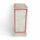 Handcrafted Wooden Chest of Drawers with Colored Drawers Made in Italy - Brighella Viadurini