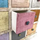 Artisan Chest of Drawers in Solid Wood with 9 Drawers Made in Italy - Pierrot Viadurini
