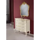Classic Wooden Bedroom Chest of Drawers Made in Italy - Katerine Viadurini