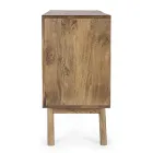 Chest of Drawers in Mango Wood with 6 Drawers of Vintage Design - Desiderio Viadurini