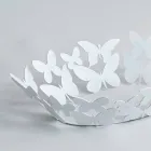 Modern Oval Centerpiece in White or Beige Iron Made in Italy - Leiden Viadurini