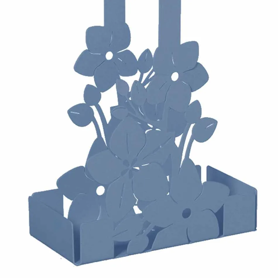 Modern Design Floral Iron Cup Holder Basket Made in Italy - Marken Viadurini