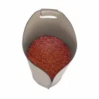 Internal leather pellet basket 15 Kg of Sapel design Viadurini