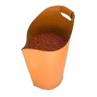 Internal leather pellet basket 15 Kg of Sapel design Viadurini