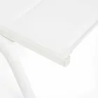 Outdoor Chaise Longue in Textilene and Aluminum with Wheels, 4 Pieces - Babilonia Viadurini