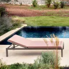 Garden Chaise Longue with or without High Quality Mattress - Filomenalet Viadurini