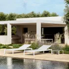 Garden Chaise Longue with or without High Quality Mattress - Filomenalet Viadurini