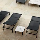 Garden Chaise Longue with or without High Quality Mattress - Filomenalet Viadurini