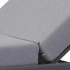 Garden Chaise Longue in Aluminum with Fabric Covering - Eufemia Viadurini