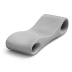 Garden Chaise Longue in Colored Polyethylene Made in Italy - Flores Viadurini