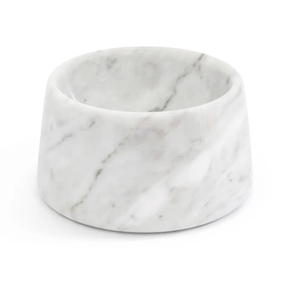 Marble Bowl for Dog/Cat Made in Italy - Komi Viadurini