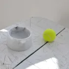 Marble Bowl for Dog/Cat Made in Italy - Komi Viadurini