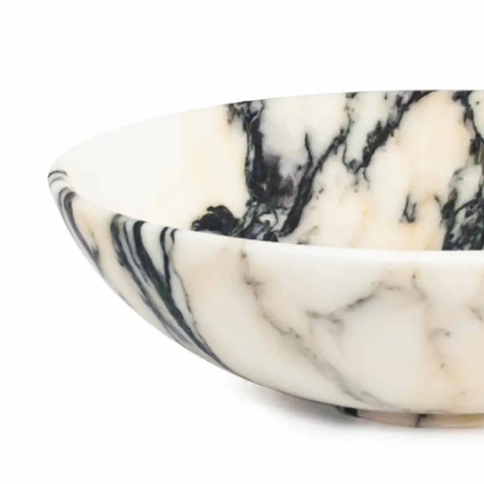 Fruit bowl in Portoro, Marquinia or Paonazzo marble Made in Italy - Fruit Viadurini