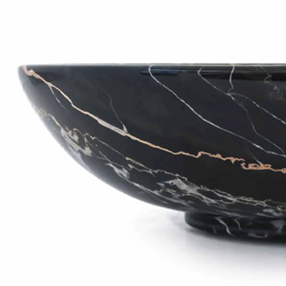 Fruit bowl in Portoro, Marquinia or Paonazzo marble Made in Italy - Fruit Viadurini