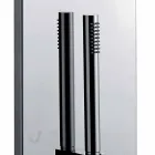 Thermostatic Wall Shower Column in Chromed Stainless Steel Made in Italy - Pampo Viadurini