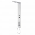 Shower Column Steel Panel with Rain Shower Head Made in Italy - Sailor