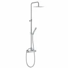 Brass Shower Column with Thermostatic Mixer Made in Italy - Gallo Viadurini