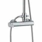 Brass Shower Column with Shower Head and ABS Shower Made in Italy - Padula Viadurini